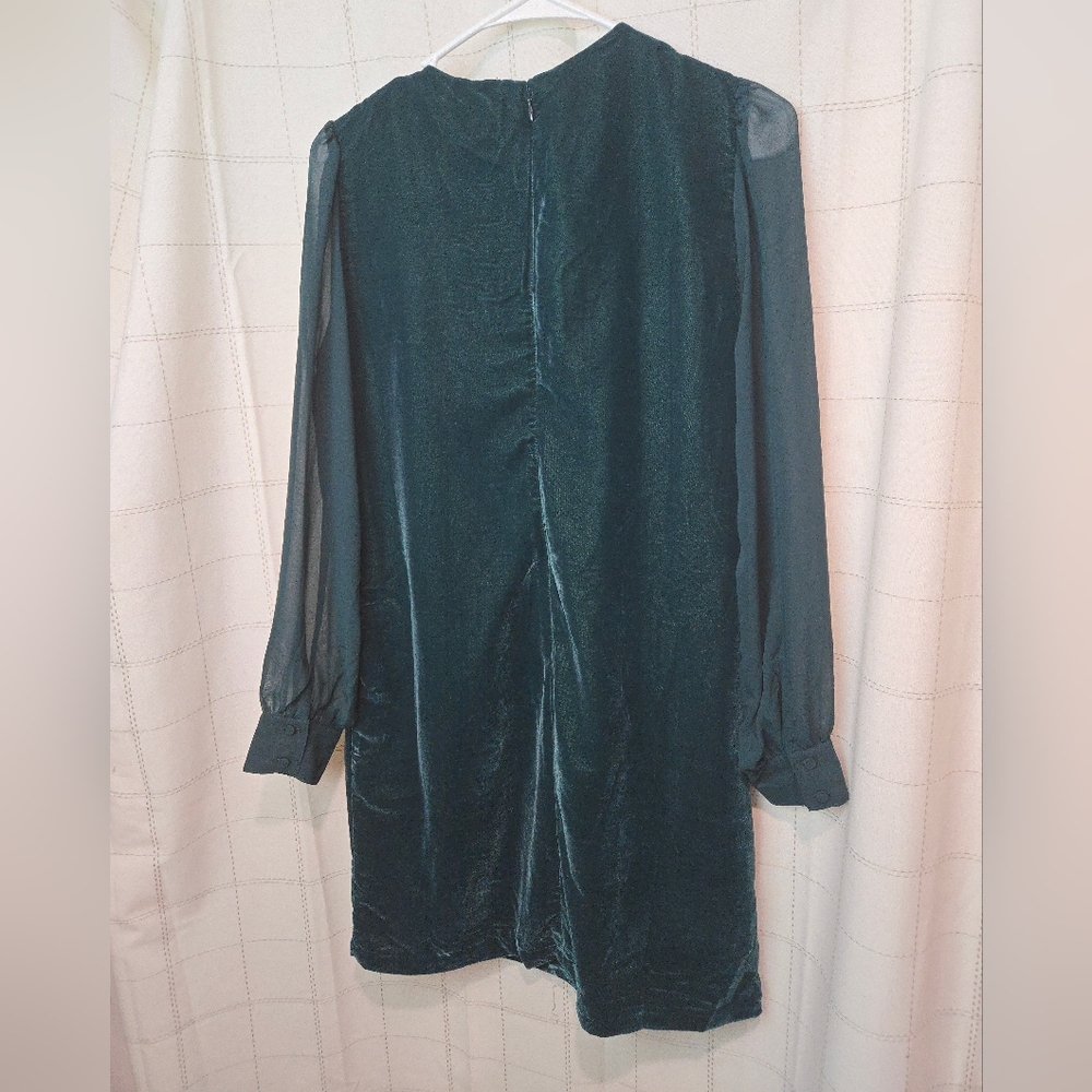 J Crew Velvet Mini Dress - Picture 4 of 8